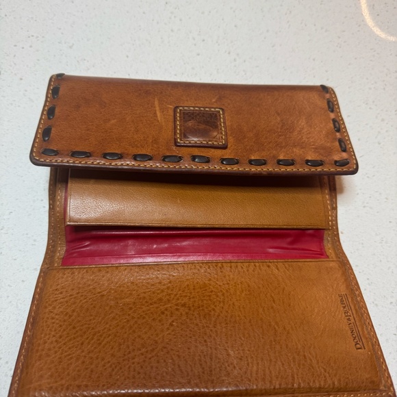 Dooney Bourke Brown/Natural Women’s Leather Wallet - Picture 5 of 13